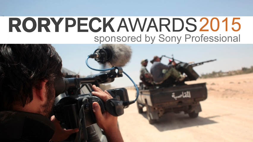 Periodistas de a Pie :: Convocan a camarógrafos y camarógrafas a postular sus trabajos al premio Rory Peck Awards 2015