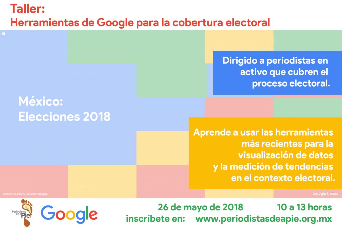 Taller: Herramientas de Google para la cobertura electoral