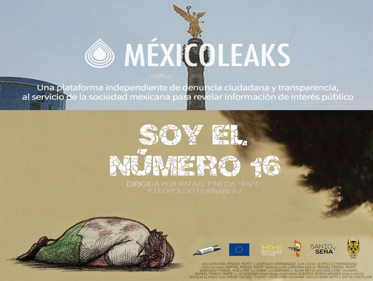 Nominados Méxicoleaks y corto animado Soy El Número 16, al Premio Gabo 2016